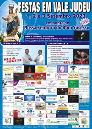 Cartaz Festas em Vale Judeu 2023 - Loulé
