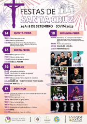 Cartaz Festas de Santa Cruz 2023 - Jovim