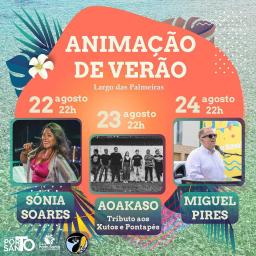 Cartaz Animação de Verão 2023 - Porto Santo
