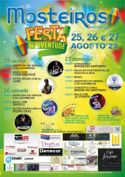 Cartaz Festa da Juventude 2023 - Mosteiros
