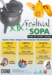 Cartaz XIX Festival da Sopa 2023 - Caneças