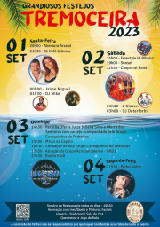 Cartaz Festas de Tremoceira 2023 - Porto de Mós