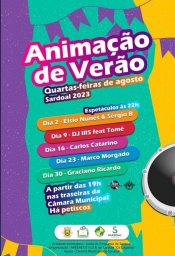 Cartaz Animação de Verão 2023 - Sardoal