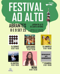 Cartaz Festival Ao Alto 2023 - Abrantes