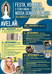 Cartaz Festa em Honra de Nossa Senhora da Guia 2023 - Avelar
