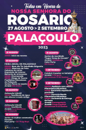 Cartaz Festas de Palaçoulo 2023 - Miranda do Douro