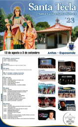 Cartaz Festa de Santa Tecla 2023 - Esposende