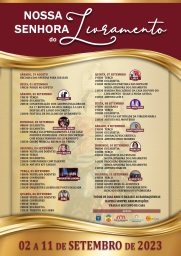 Cartaz Festas da Nossa Senhora do Livramento 2023 - Ponta Delgada