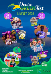Cartaz Douro Green Fest 2023 - Cinfães