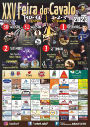 Cartaz XXV Feira do Cavalo 2023 - Estoi