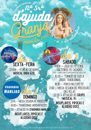 Cartaz Festas em Honra de Nossa Senhora da Ajuda 2023 - Granja