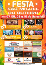 Cartaz Festa São Miguel do Outeiro 2023 - Viseu