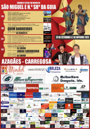 Cartaz Festas em Honra de São Miguel 2023 - Azagães