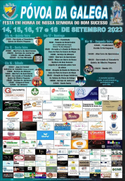 Cartaz Festas da Póvoa da Galega 2023 - Mafra