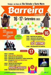 Cartaz Festa em Honra de São Salvador 2023 - Barreira