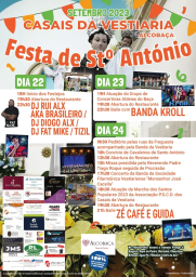 Cartaz Festa de Santo António 2023 - Alcobaça