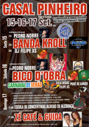 Cartaz Festa de Casal Pinheiro 2023 - Évora de Alcobaça