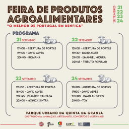 Cartaz Feira de Produtos Agroalimentares 2023 - Benfica