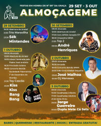 Cartaz Festas em Honra de Nossa Senhora da Graça 2023 - Almoçageme