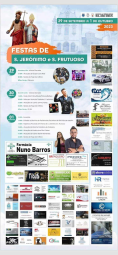 Cartaz Festa de São Jerónimo e São Frutuoso 2023 - Dume