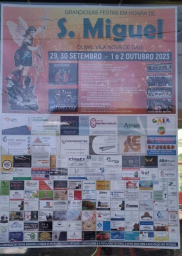 Cartaz Festas em Honra de São Miguel 2023 - Vila Nova de Gaia