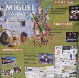 Cartaz Festa em Honra de São Miguel 2023 - Válega