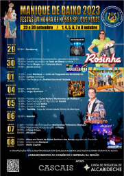 Cartaz Festa em Honra da Nossa Senhora das Neves 2023 - Manique de Baixo