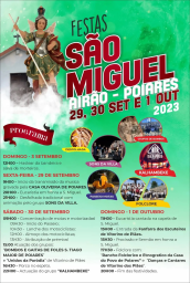 Cartaz Festas de São Miguel 2023 - Airão