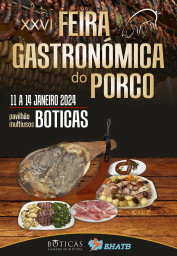 Cartaz Feira Gastronómica do Porco 2024 - Boticas