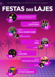Cartaz Festas das Lajes 2023 - Praia da Vitória