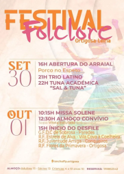 Cartaz Festival do Folclore 2023 - Ortigosa