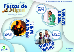 Cartaz Festas de São Miguel - FAGRIP - 2023 - Penela