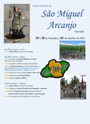 Cartaz Festas de São Miguel 2023 - Varziela