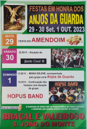Cartaz Festas dos Anjos da Guarda 2023 - São João do Monte