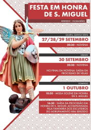 Cartaz Festas de São Miguel 2023 - Serzedo
