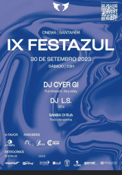 Cartaz Festa Azul 2023 - Santarém