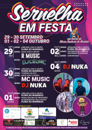 Cartaz Festas da Senhor do Rosário 2023 - Sernelha