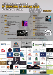 Cartaz Festas da Senhora da Graça 2023 - Vendas de Ceira
