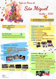 Cartaz Festas de São Miguel 2023 - Gualtar