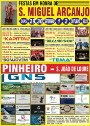 Cartaz Festas de São Miguel 2023 - Pinheiro