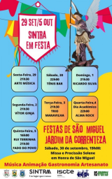 Cartaz Festas de São Miguel 2023 - Sintra