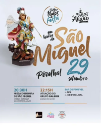 Cartaz Festas de São Miguel 2023 - Perelhal