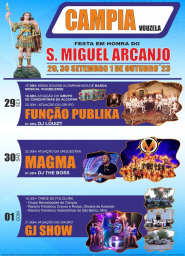 Cartaz Festas de São Miguel 2023 - Campia
