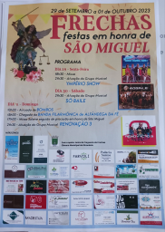 Cartaz Festas de São Miguel 2023 - Frechas