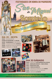 Cartaz Festas de São Miguel 2023 - Soutelo