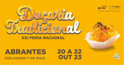 Cartaz 21 Feira Nacional de Doçaria Tradicional 2023 - Abrantes