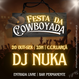 Cartaz Festa da Cowboyada 2023 - Coimbra