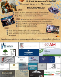Cartaz Festa em Honra do Padroeiro 2023 - São Martinho