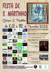 Cartaz Festa de São Martinho 2023 - Barcelos