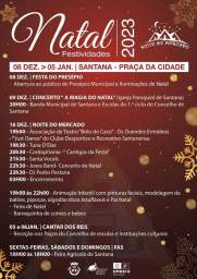 Cartaz Festividades de Natal 2023 - Santana